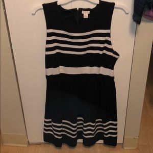 Medium J. Crew Striped Dress